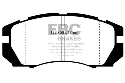 EBC Disc Brake Pad Set DP4966R Photo - Primary