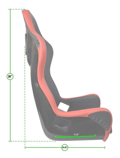 PRP Seats PRP Alpha Composite Seat A3901 A3901 Photo - Close Up
