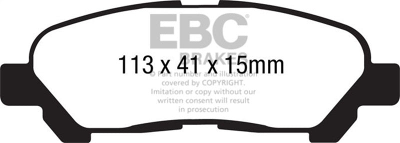 EBC Disc Brake Pad Set DP41838R Photo - Primary