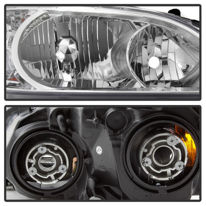 SPYDER xTune 04-05 Honda Civic (Excl Hatchback/Si) OEM Style Headlights - Chrome (HD-JH-HC04-4D-AM-C) 9042713 9042713 Photo - Unmounted