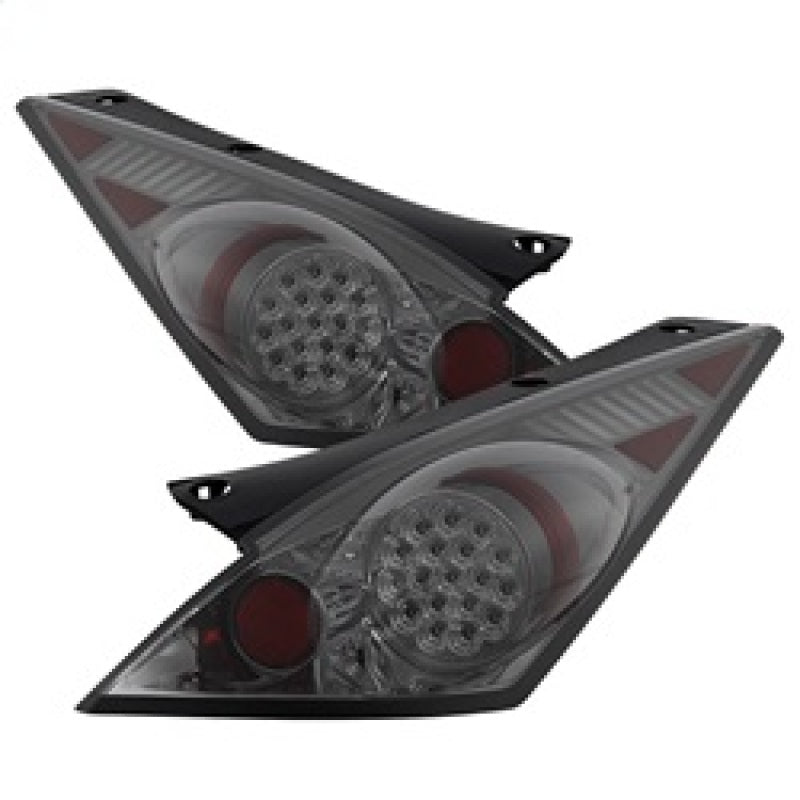 Spyder Nissan 350Z 03-05 LED Tail Lights Smoke ALT-YD-N350Z02-LED-SM 5022530 5022530 Photo - Primary