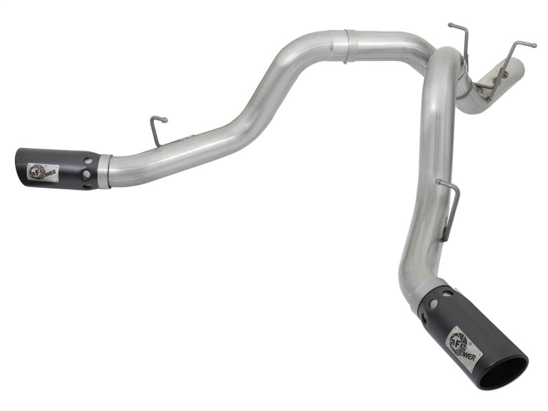 aFe ATLAS 4in Aluminized Steel DPF-Back Exhaust System w/Dual Rear Exit 49-04086-B Photo - Primary
