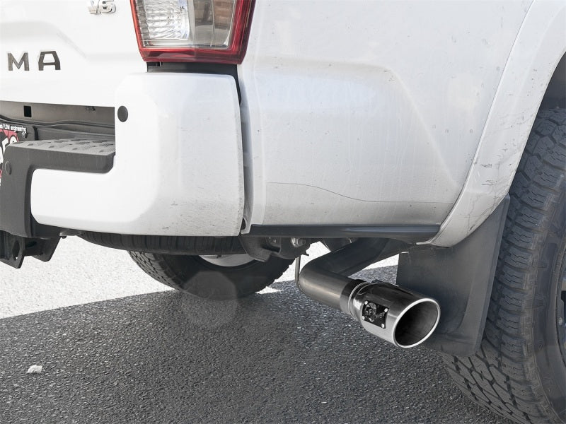 aFe Mach Force-Xp 2-1/2 in 304 Stainless Steel Cat-Back Exhaust w/Polished 49-46042-P Photo - Mounted