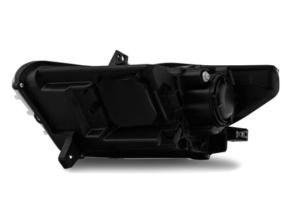 Raxiom 15-17 Ford Mustang Projector Headlights OEM HID Bulbs- Black Housing (Clear Lens) 407055 407055 Photo - Close Up