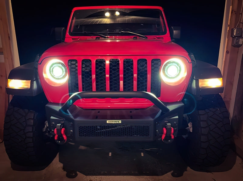 ORACLE Lighting Oracle Oculus Bi-LED Projector Headlights for Jeep JL/Gladiator JT - Matte Black - 5500K 5839-504 5839-504 Photo - lifestyle view