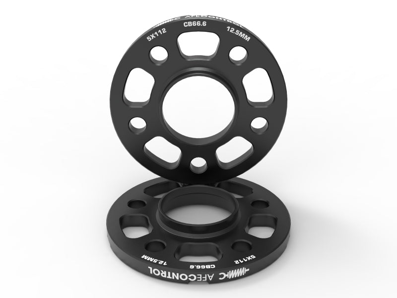 aFe CONTROL Billet Aluminum Wheel Spacers 5x112 CB66.6 12.5mm - Toyota GR Supra/BMW G-Series 610-721001-B 610-721001-B Photo - Primary