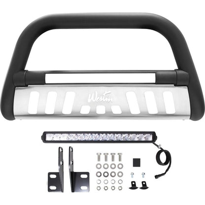 Westin 2007-2018 Toyota Tundra Ultimate LED Bull Bar - Textured Black 32-2255L 32-2255L Photo - Unmounted