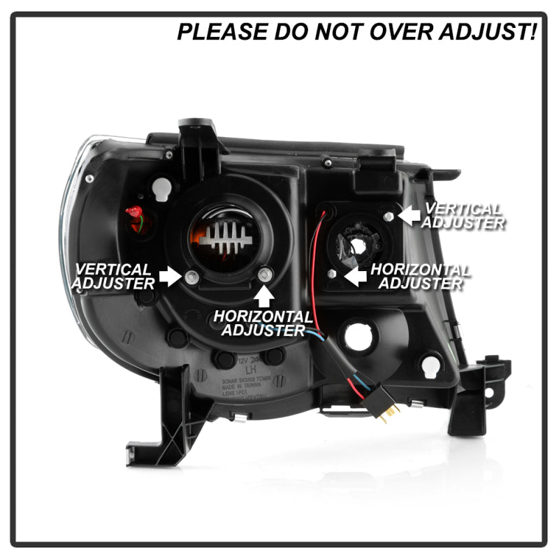 Spyder Toyota Tacoma 05-11 V2 High-Power LED Headlights - Black PRO-YD-TT05PL-BK 5088185 5088185 User 5