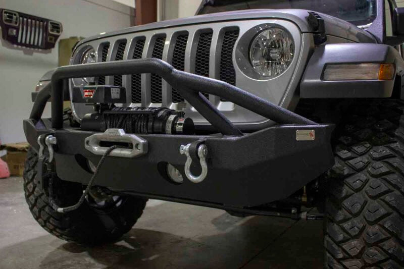 Fishbone Offroad 2018+ Jeep Wrangler JL Mid-Width Winch Front Bumper FB22088 FB22088 Photo - lifestyle view