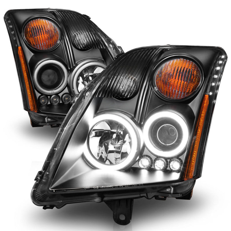 Anzo 2007-2012 Nissan Sentra Projector Headlights Black 121276 User 2