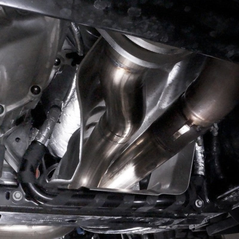 Stainless Works 2017+ Ford Raptor 3.5L 3in Catback Factory Connect Dump Exit FTR17CBDP FTR17CBDP Photo - Mounted