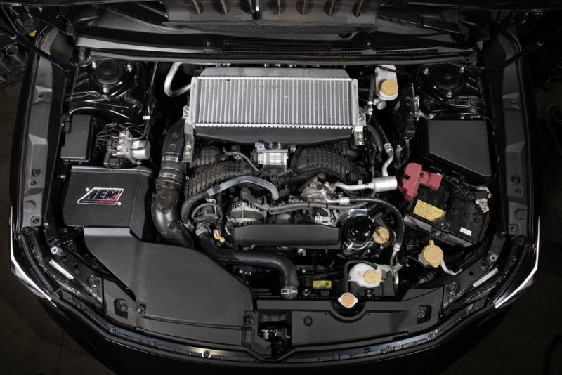 AEM Induction AEM 2022 C.A.S. Subaru WRX H4-2.4L F/I Turbo Cold Air Intake 21-891C 21-891C Photo - Mounted