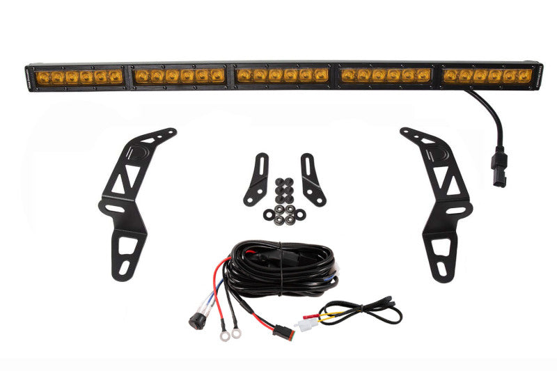 Diode Dynamics 18-21 Jeep JL Wrangler/Gladiator SS30 Bumper Bracket Kit - Amber Driving (Single) DD6080 DD6080 Photo - Primary