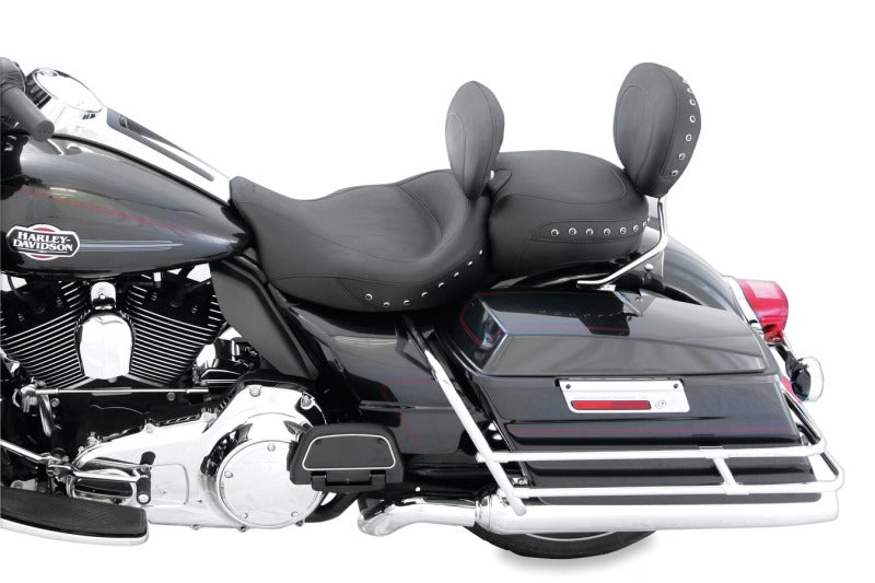 Mustang Motorcycle Mustang 08-21 Harley Electra Glide Standard Super Touring Recessed Passenger Seat - Black 79112 79112 Photo - Primary