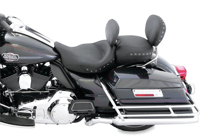 Mustang Motorcycle Mustang 08-21 Harley Electra Glide Standard Super Touring Recessed Passenger Seat - Black 79112 79112 Photo - Primary