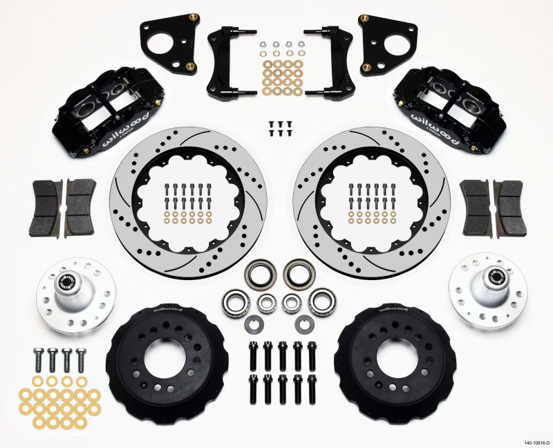 Wilwood Narrow Superlite 6R Front Hub Kit 14.00in Drilled 62-72 CDP B & E Body-Drum 140-10816-D 140-10816-D Photo - Primary