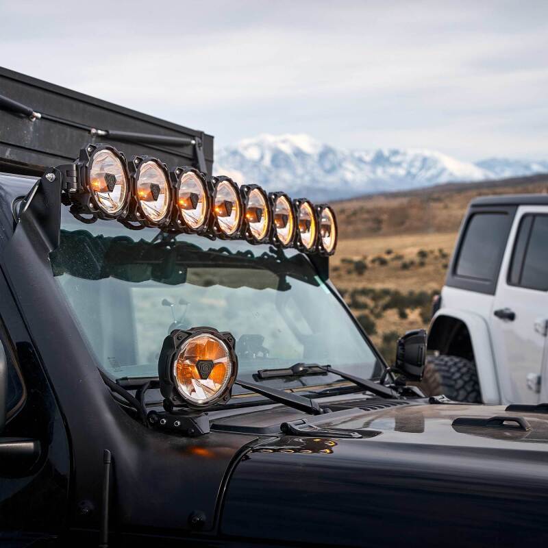 KC HiLiTES Gravity Titan LED 6in. - Pair Pack (Spot Beam) 91401 91401 Photo - lifestyle view