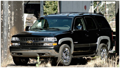 Bushwacker 00-06 Chevy Tahoe OE Style Flares 4pc 4-Door - Black 40910-02 40910-02 Photo - Mounted