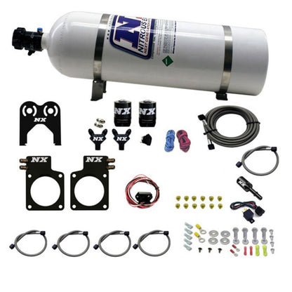 Nitrous Express Nissan GT-R Nitrous Plate Kit (35-300HP) w/15lb Bottle 20717-15 20717-15 Photo - Primary