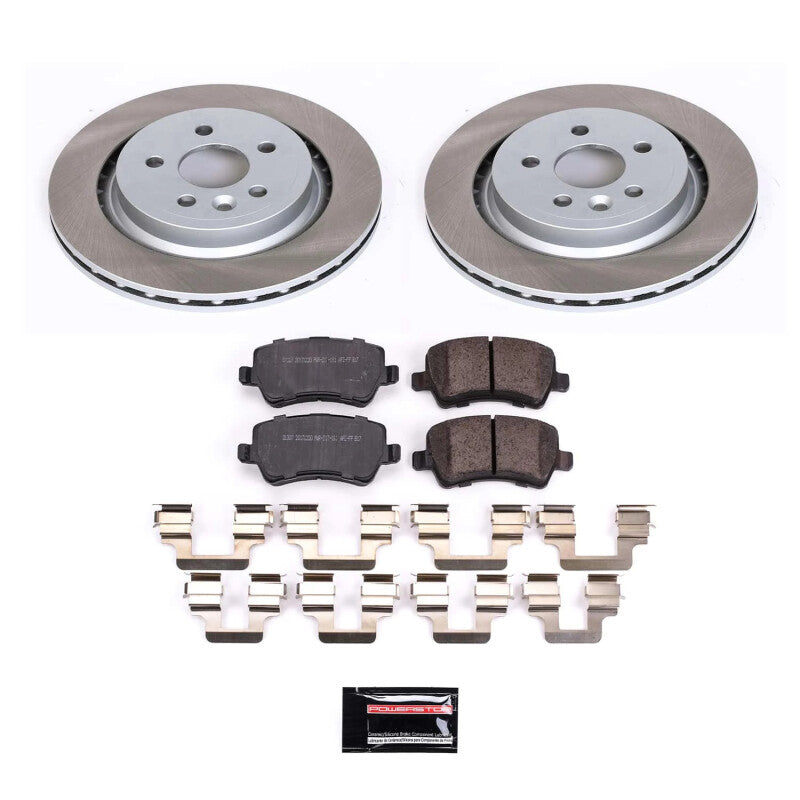 PowerStop Power Stop 08-16 Volvo XC70 Rear Semi-Coated Rotor Kit SC4702 SC4702 Photo - Primary