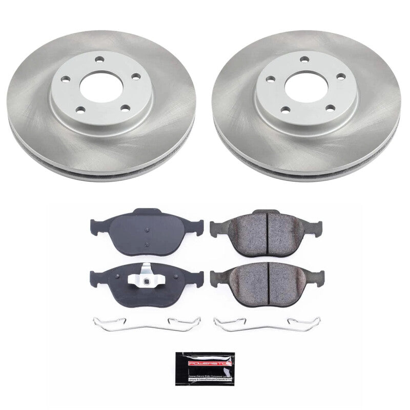 PowerStop Power Stop 10-13 Ford Transit Connect Front Semi-Coated Rotor Kit SC5580 SC5580 Photo - Primary