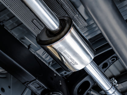 AWE Tuning 4th Gen GM 1500 5.3L 0FG Catback Dual Side Exit (Flat Bumper) - Chrome Tips 3015-22207 3015-22207 Photo - Close Up