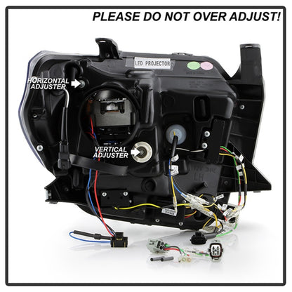 SPYDER Apex 14-21 Toyota Tundra High-Power LED Module Headlights - Black (PRO-YD-TTU14V2AP-SBSEQ-BK) 5088727 5088727 Photo - Unmounted