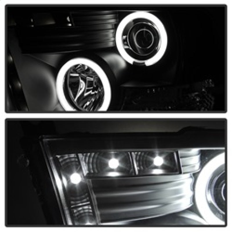 Spyder Dodge Ram 1500 09-14 Projector Headlights Halogen- CCFL Halo LED - Blk PRO-YD-DR09-CCFL-BK 5030320 5030320 Photo - Unmounted