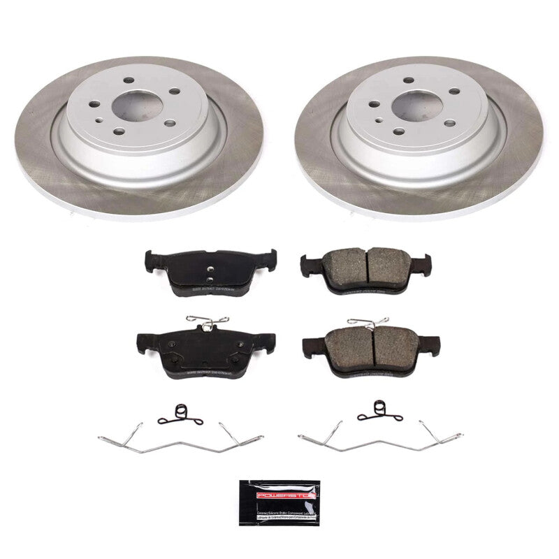 PowerStop Power Stop 17-20 Ford Fusion Rear Semi-Coated Rotor Kit SC7723 SC7723 Photo - Primary