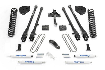 Fabtech 2017 Ford F450/F550 4WD Diesel 6in 4 Link System w/Perf. Shocks K2284 K2284 Photo - Primary
