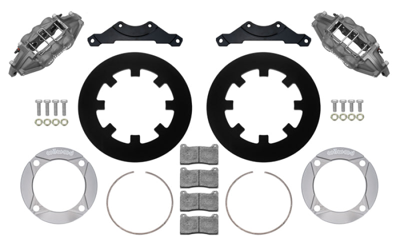 Wilwood 2014+ Polaris RZR XP 1000 Rear Kit 11.25in - Anodized 140-17045