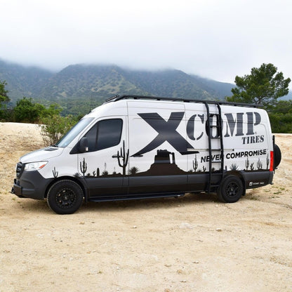 Westin 07-23 Mercedes-Benz Sprinter w/ 144in. Wheelbase Outlaw Nerf Step Bars - Textured Black 28-31035 28-31035 Photo - Mounted