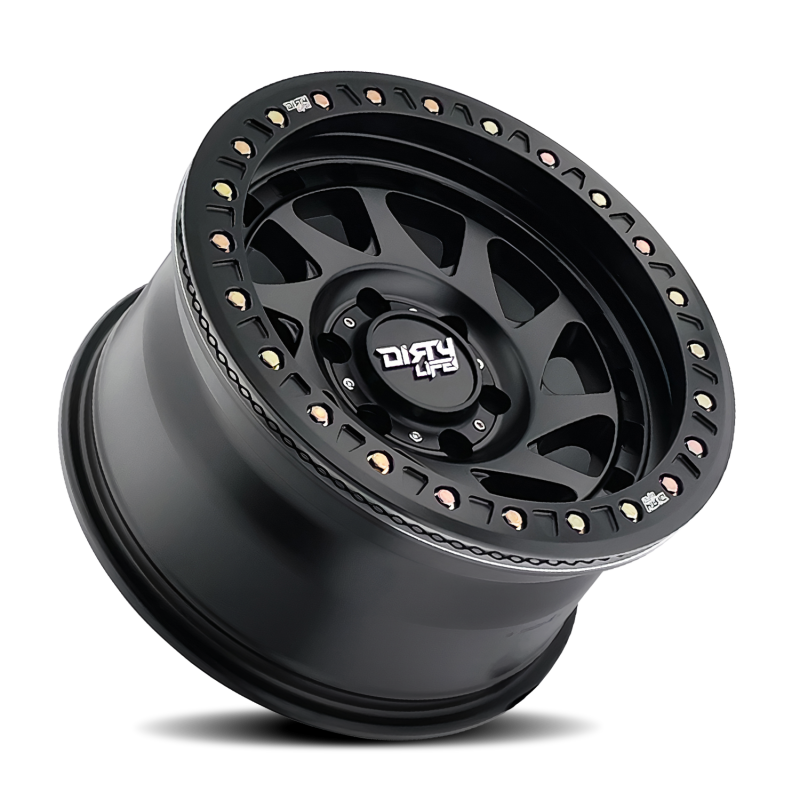 Dirty Life 9313 Enigma Race 17x9 / 5x127 BP / -12mm Offset / 78.1mm Hub Matte Black Wheel 9313-7973MB12 9313-7973MB12 Photo - Primary