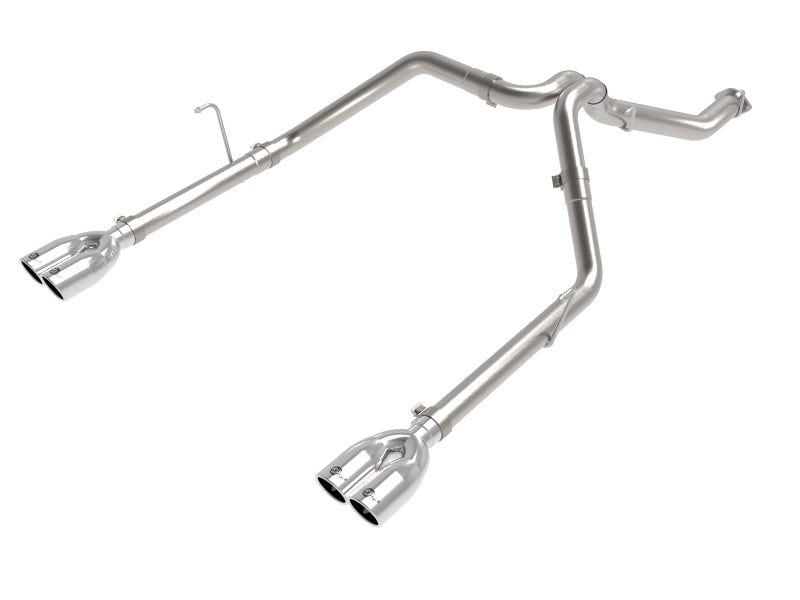 aFe Vulcan Series 3in 304SS Cat-Back 21 Jeep Gladiator V6-3.0L (td) - Dual Polished Tip 49-38095-P 49-38095-P Photo - Primary