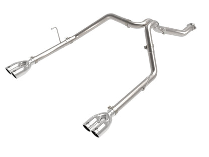 aFe Vulcan Series 3in 304SS Cat-Back 21 Jeep Gladiator V6-3.0L (td) - Dual Polished Tip 49-38095-P 49-38095-P Photo - Primary