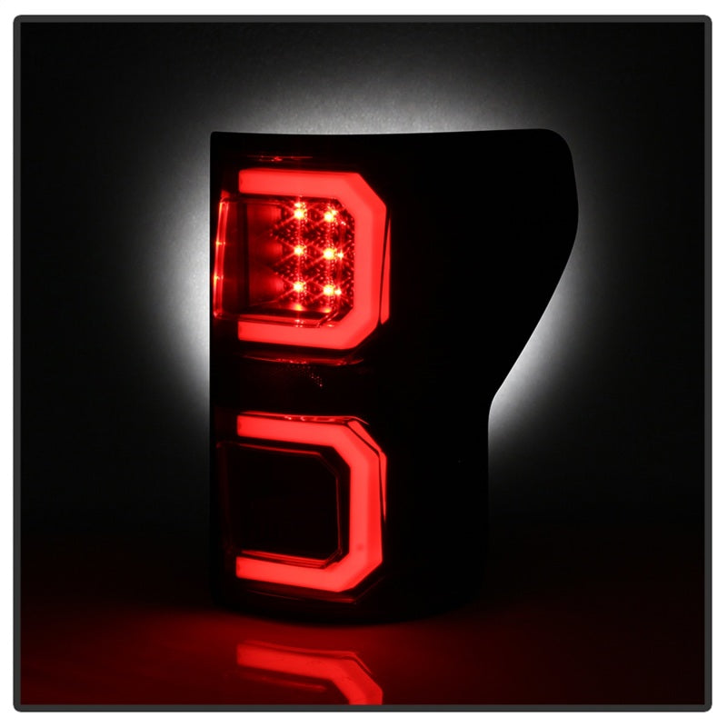 Spyder 07-13 Toyota Tundra V2 Light Bar LED Tail Lights - Black ALT-YD-TTU07V2-LB-BK 5085368 5085368 Photo - Unmounted
