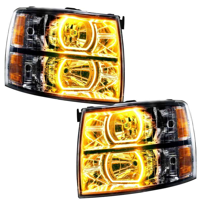 ORACLE Lighting Oracle 07-13 Chevrolet Silverado SMD HL - Black - Square - ColorSHIFT w/ BC1 Controller 8189-335 8189-335 Photo - out of package