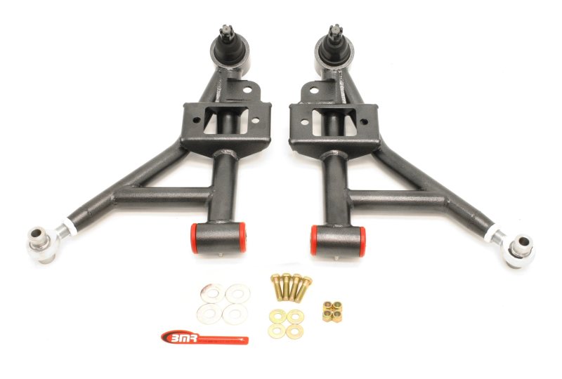 BMR 93-02 F-Body Adj. Lower A-Arms Poly/Rod End Combo - Black Hammertone AA020H AA020H Photo - Primary