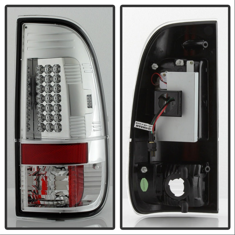 Spyder Ford F150 side 97-03/F250/350/450 Super Duty 99-07 LED Tail Lights Chrm ALT-YD-FF15097-LED-C 5003478 5003478 Photo - Unmounted