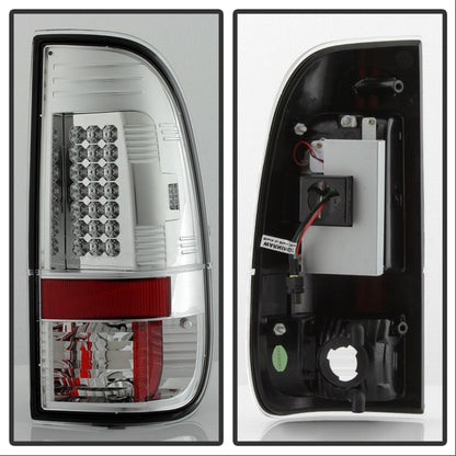 Spyder Ford F150 side 97-03/F250/350/450 Super Duty 99-07 LED Tail Lights Chrm ALT-YD-FF15097-LED-C 5003478 5003478 Photo - Unmounted