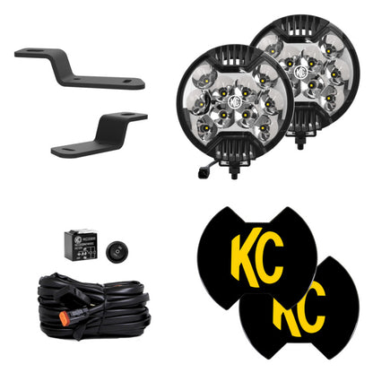 KC HiLiTES 21+ Ford Bronco SlimLite LED 2-Light System Ditch Light Kit 97161 97161 Photo - Primary