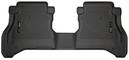 Husky Liners 20-21 Jeep Gladiator Crew Cab WeatherBeater 2nd Seat Black Floor Liners 14881 14881 Photo - Primary