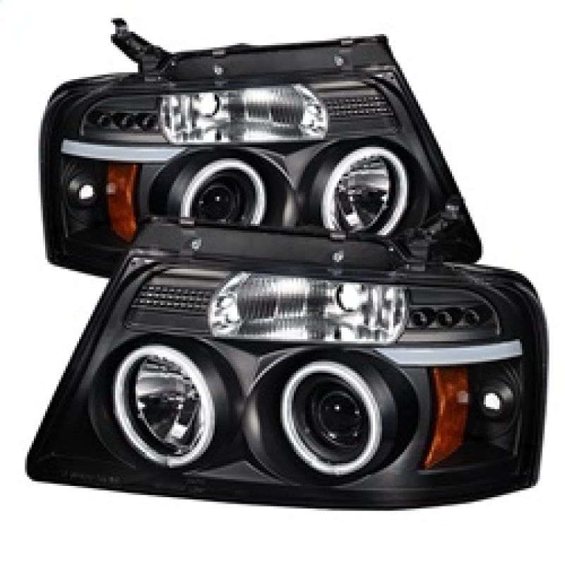Spyder Ford F150 04-08 Projector Headlights Version 2 CCFL Halo LED Blk PRO-YD-FF15004-CCFL-G2-BK 5030085 5030085 Photo - Primary