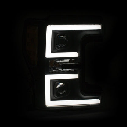 Anzo LED Headlights 17-18 Ford F-250 Projector Plank-Style 111388 User 2