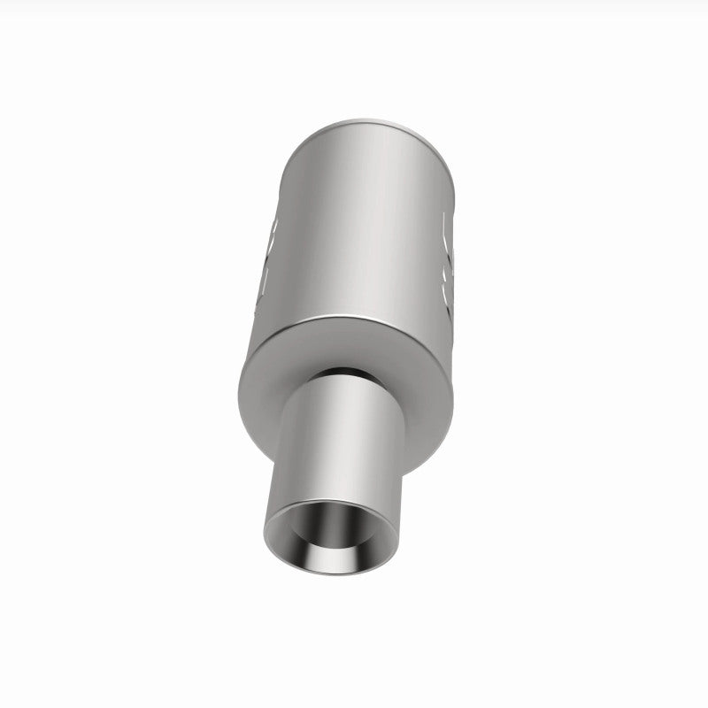 MagnaFlow 7" Round Center/Center Performance Muffler With Tip 14826 360 Degree Image Set
