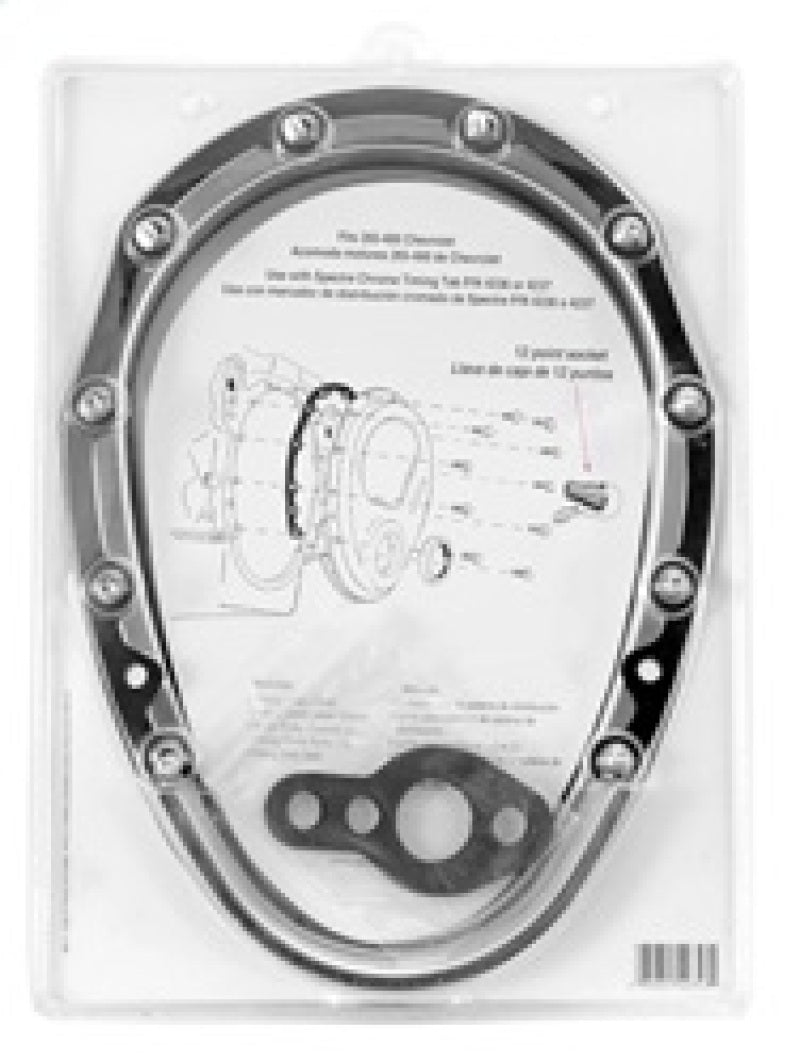 Spectre SB Chevrolet Timing Cover (Incl. Pre-Installed Seal/Gaskets/Bolts) - Chrome 42353 42353 Photo - in package