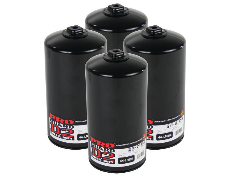 aFe Pro GUARD D2 Oil Filter (4 Pack) Ford Diesel Trucks 94-03 V8-7.3L (td) 152MM 44-LF004-MB Photo - Primary