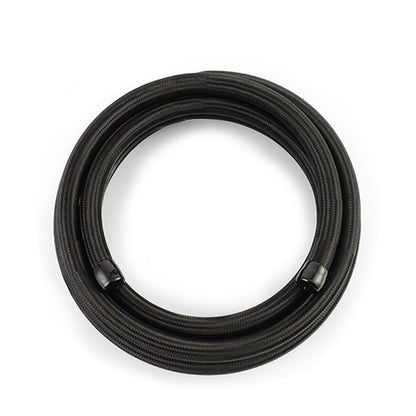 Mishimoto 15Ft Stainless Steel Braided Hose w/ -4AN Fittings - Black MMSBH-04180-CB MMSBH-04180-CB Photo - Primary