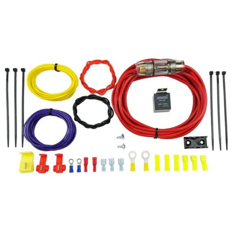 Kleinn Air Horns Kleinn 10 Gauge Compressor Wiring Kit/ 40A Relay/ 14.75 ft w/ AGU Fuse Holder 6852 6852 Photo - Primary