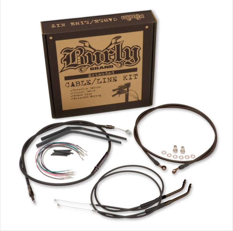 Burly Brand Control Kit 12in Ape B30-1197